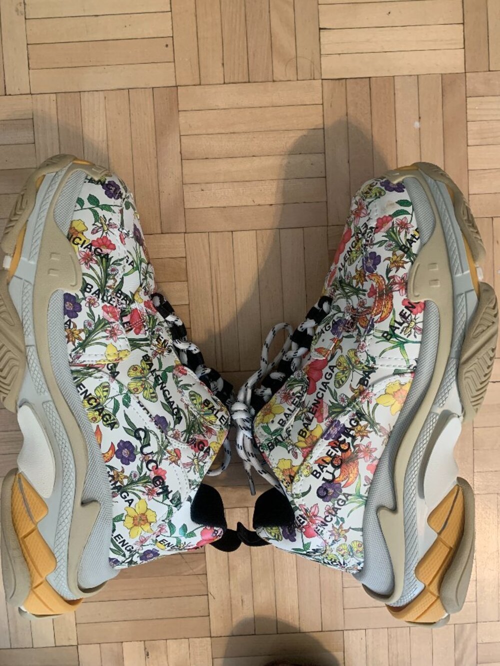 Gucci x Balenciaga Triple S Sneaker 'The Hacker Project - Floral